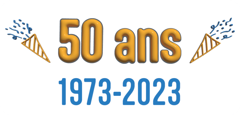 logo 50 ans d'Agapé France